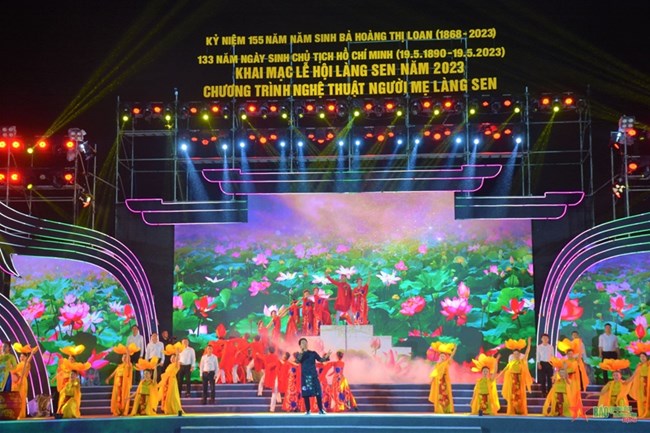 Nghệ An: Khai mạc lễ hội Làng Sen 2023 (13/5/2023)